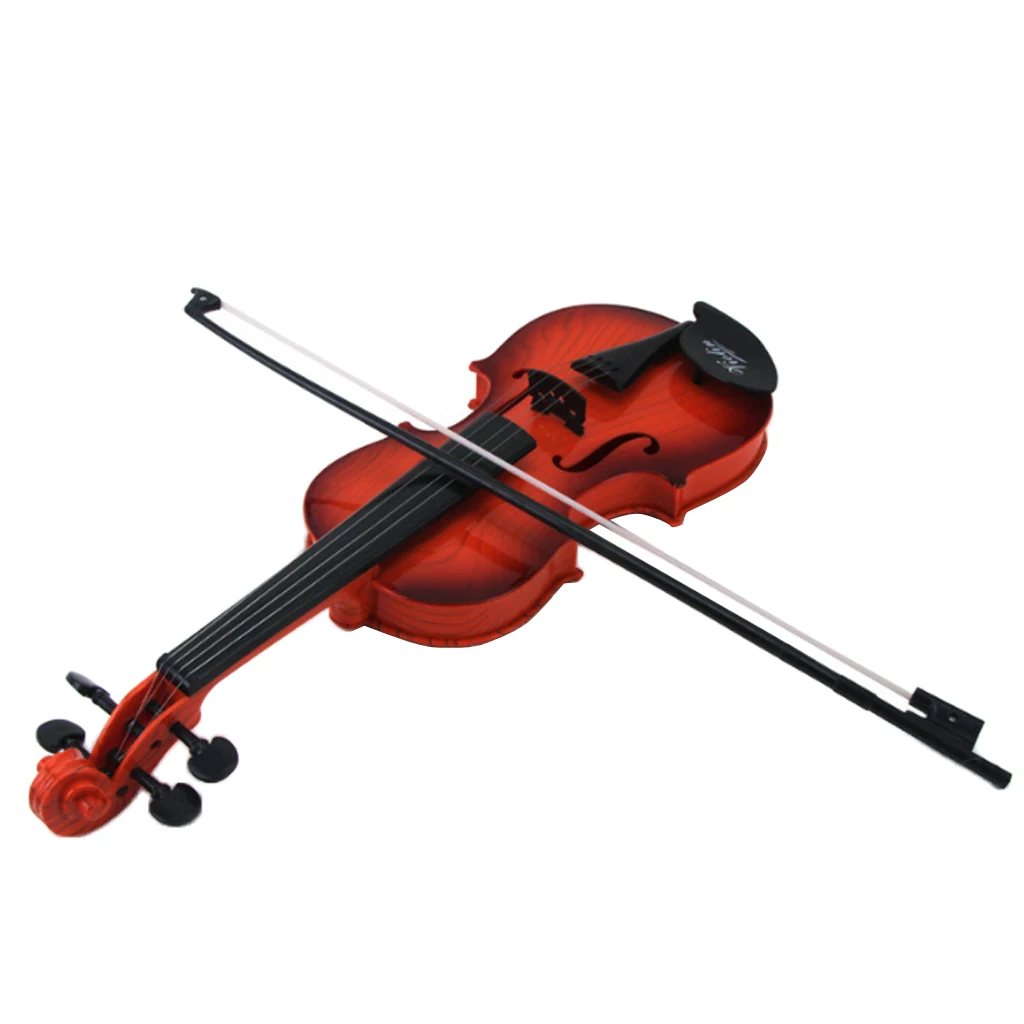 Protable Toy Violin Musical Instrument Toys Practice Violin Model Gift