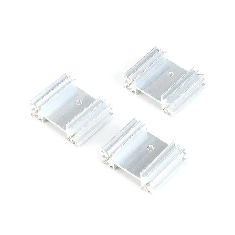 5 pcs Heatsink Radiator Cooling Fin Heat Sink Aluminum Cooler for IC Chip LED with pin 342512mm 34X25X12mm (1)