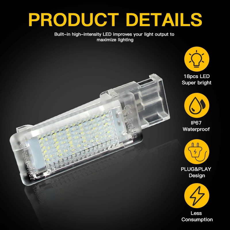 LED Footwell  ȭ ȹ 尩   ¼ Ateca Alhambra Skoda  ޼ VW Passat B6 B7  5 6 Caddy