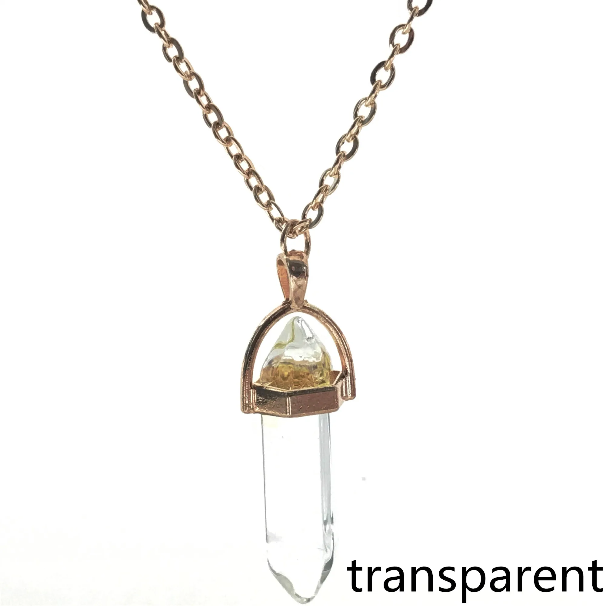 Collares de moda ожерелья из искусственного жемчуга модный натуральный камень пуля Кристалл Column колонна кулон ожерелье для женщин