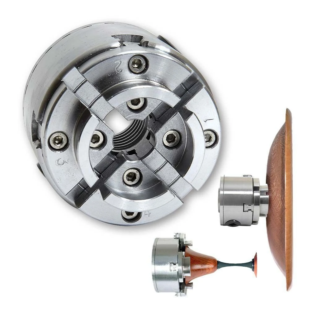 Kp96 4jaw Selfcentering Chuck For Wood Lathe High Precision