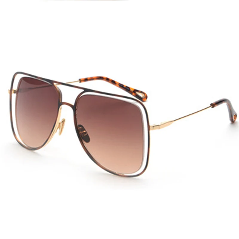 C9 Leopard Tea HBK унисекс Пилот солнцезащитные очки Modis Oculos De Sol feminino роскошные женские брендовые дизайнерские Винтажные Солнцезащитные очки леопардовые UV400 - Цвет линз: C9 Leopard Tea