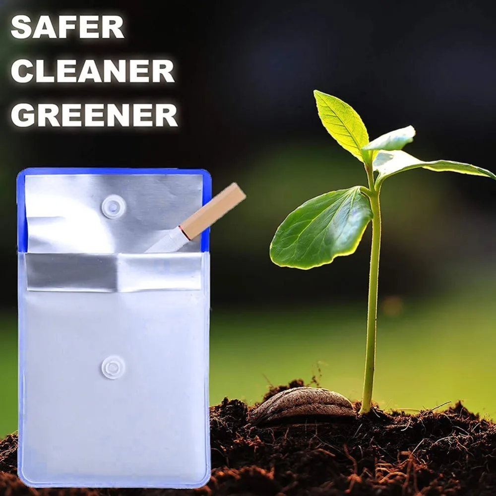 1 шт., Питьевая Мини ПВХ сумка для пепельницы, карманная, для курения, сигарет, сигар, пепельницы, держатель для хранения, огнестойкий, водонепроницаемый, поднос, ценитель