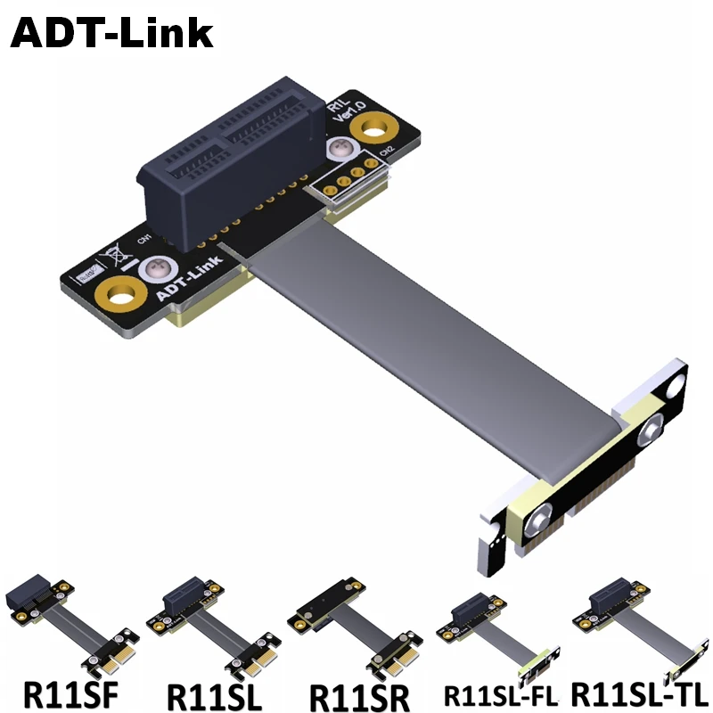 Durable PCI Express Riser Card 1x to 16x Slot Adapter Cable Cord 20cm
