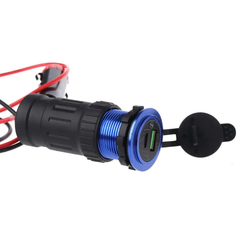 

12V-24V 12V-24V Car Cigarette Lighter Plug Auto Power Supply Adapter Socket Connector Converter with 10A Fuse for DIY Car USB