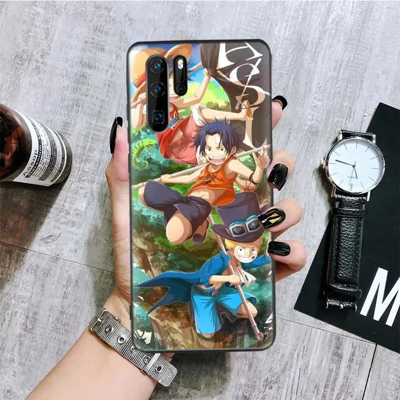Цельный черный чехол для телефона huawei mate 30 20 10 P30 P20 P10 Pro Lite P Smart Z роскошный Coque Shell