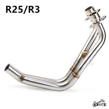 

Motorcycle Exhaust System Front Pipe For Yamaha R25 R3 Muffler Pipe Stainless Steel Adapter For Yamaha R25 R3 Front Pipe MT03
