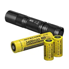 NITECORE MT1U Ультрафиолетовый светодиодный фонарик+ перезаряжаемый аккумулятор для рыбалки и охоты