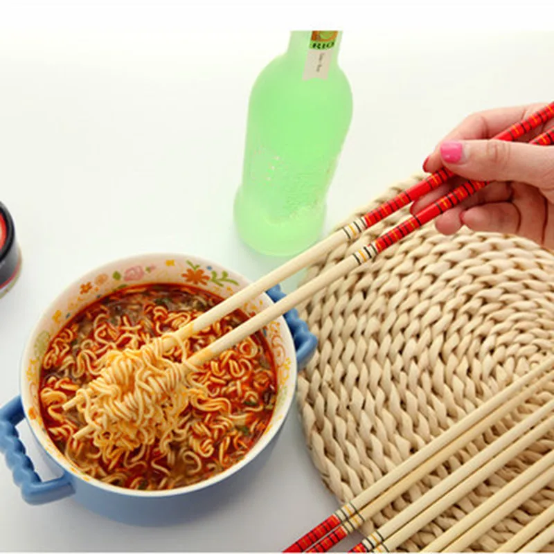 1 пара многоразовых длинных палочек для еды, для приготовления лапши ...