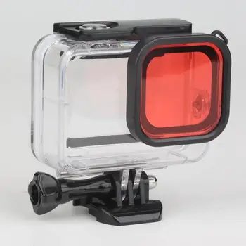 

Waterproof Case Lens Filter For Gopro Hero 8 Housing Case Accessories Filters Red Magenta Snorkel Lens Color Filter