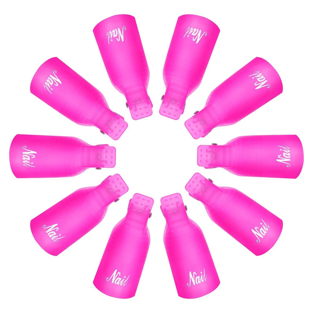 10pcs UV Gel Polish Remover Caps