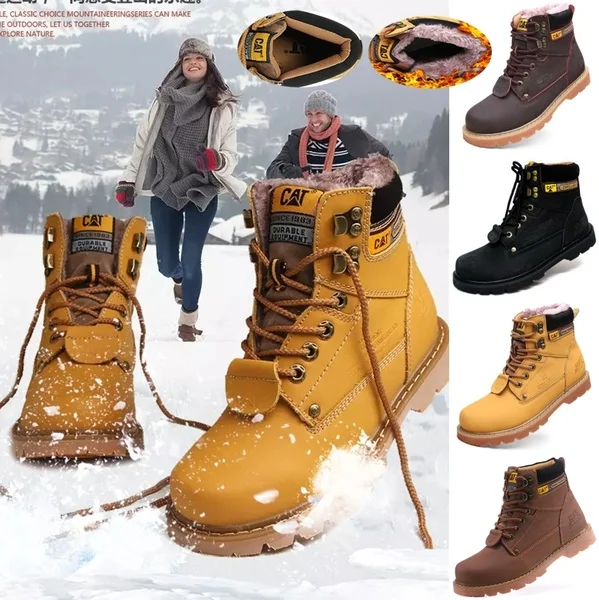 

Men's outdoor leisure tooling boots, high-top warm boots, hiking boots, high-end couple leather boots, motorcycle boots
