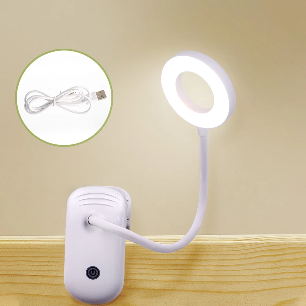 not support charging USB Перезаряжаемый Светодиодный настольный светильник, регулируемая интенсивность, светильник для чтения, сенсорный выключатель, настольные лампы, 3 режима, настольные лампы - Цвет корпуса: not support charging