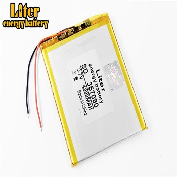 

357090 3.7V 4000mAh Lithium polymer Battery with Protection Board For Tablet PC U25GT