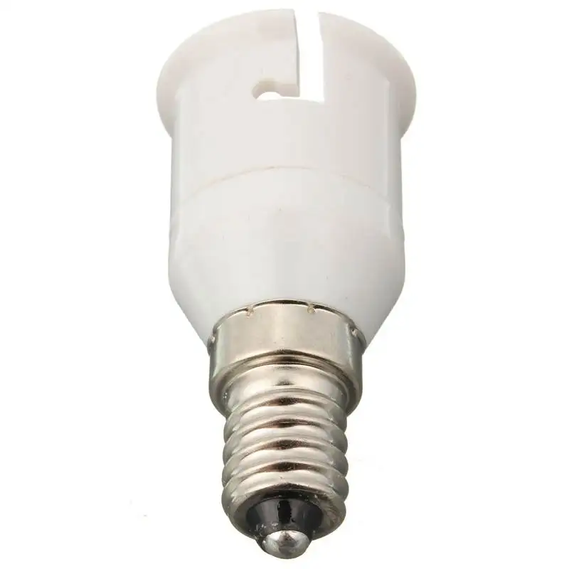 1 шт., 220-230 В, E14 в B22, патрон для лампы, адаптер конвертора, светодиодный светильник, Цоколи для ламп белого цвета