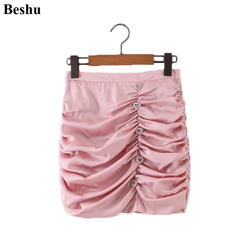 Za 2019 модные сексуальные мини юбки для женщин шифоновая юбка на молнии сзади с