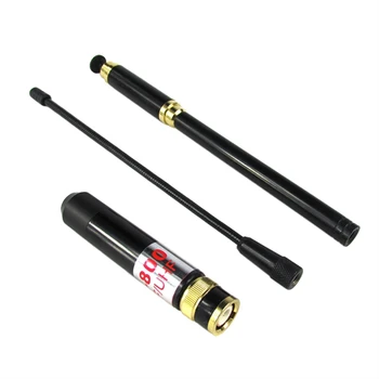 

AL800 UHF VHF Telescopic BNC Antenna High Quality for Kenwood Portable Two Way Radio TK-208 TK-308 For Icom Walkie Talkie IC-V85