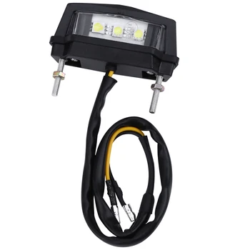 

1Pc Licence Plate Light Car Exterior Accessories Illumination Lamps Night Signal Light For Motorcycle