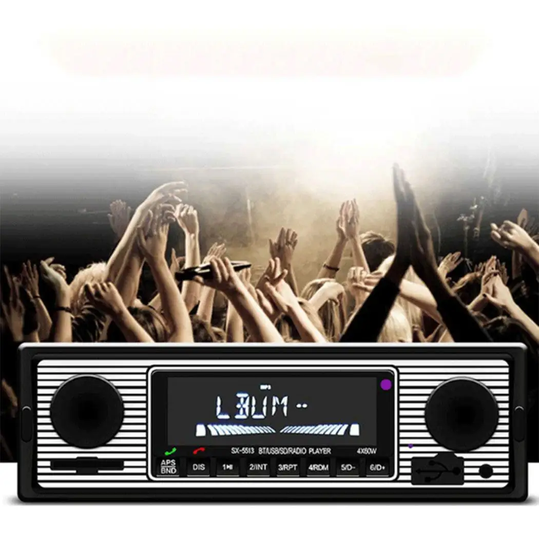 Автомобильный Bluetooth MP3-плеер цифровой радио 178x50x125 мм FM стерео как изображение радио DC12V 87,5-108 МГц