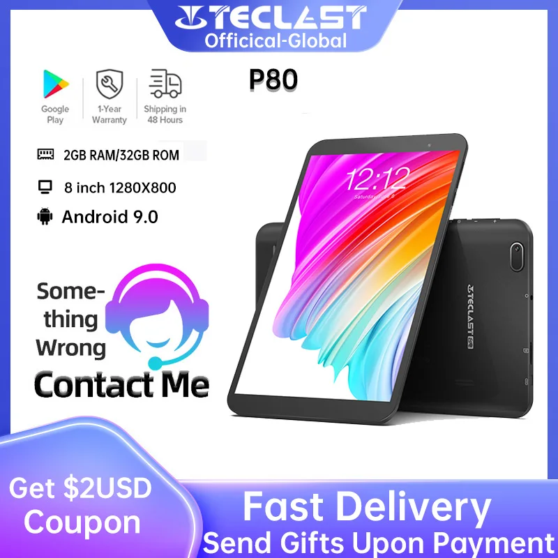 Teclast P80 планшет экран 8 дюймов 2 ГБ + 32 Android 5 0 | Компьютеры и офис