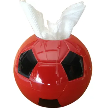 

Korean version of creative fashion household goods plastic color football tissue storage box round square roll paper tubeLB41304