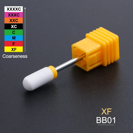 Сверла для ногтей, электрическая дрель, аппарат для маникюра, инструменты для кутикулы, керамические фрезы, аксессуары для педикюра, TRBB01-11 - Цвет: BB01