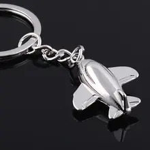 Стерео милый мини маленький брелок с самолетом металлический брелок аксессуары для ключей подвеска авиация маленькие подарки
