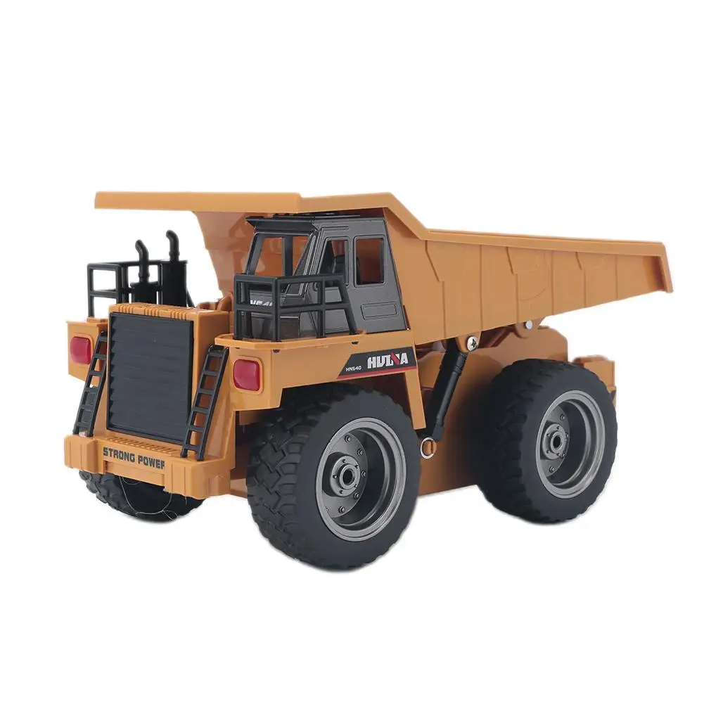 RCtown RC инженерный автомобиль HuiNa игрушки 1540 шестиканальный 1/18 RC металлический самосвал зарядка RC модель автомобиля игрушка