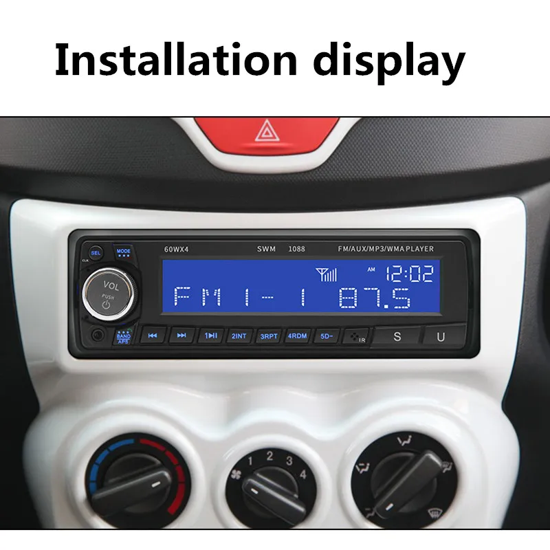 Автомобильный MP3 стерео приемник плеер Bluetooth автомобильный аудио-музыка AUX SD TF карта USB Play fm-передатчик радио модулятор DVD ремонт