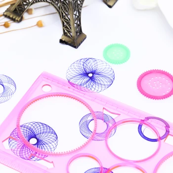

Spirograph Geometric Ruler Magic Learning Art Tool Drawing Tool Student Drawing Toys Set Creative Gift Educational Drawing Ruler