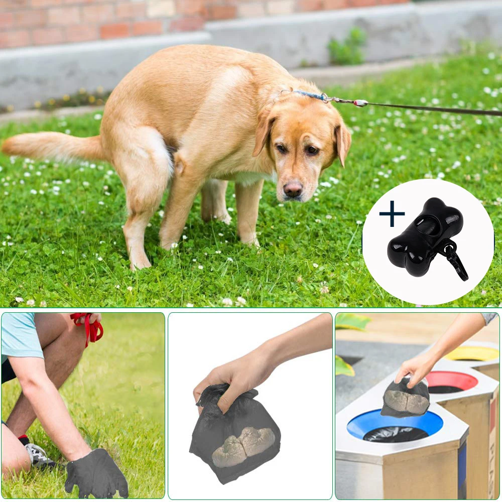 Carrier-Bags Poop-Bags Travel Dog-Accessories Degradable Clean-Pick-Up Pet-Waste Outdoor