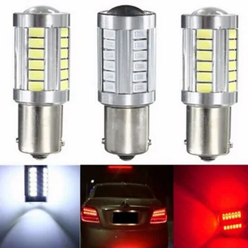

12V P21W 33SMD LED Signal lamp Bulb car headlight Tail Bulb Brake Lights Daytime Running Light car accessories
