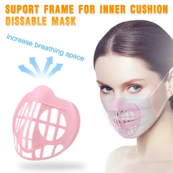 

1Pcs Adult Unisex Food Silicone Mask Holder Increases Breathing Space Help Breathe Smootly Prevent lipstick Holder mascarillas