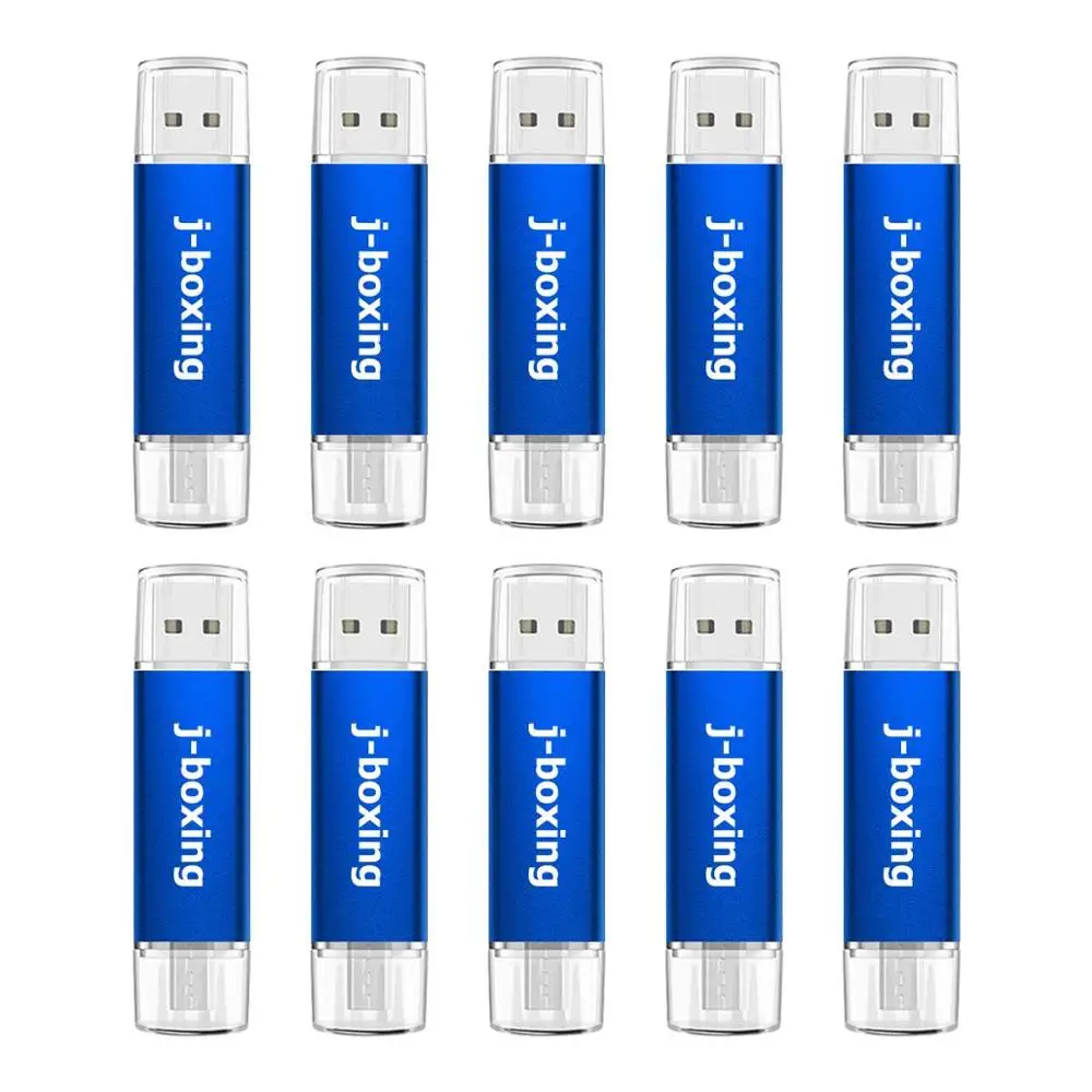 USB флеш накопитель J boxing 10 шт. 8 ГБ 16 накопители Android OTG 32 64 для смартфона с двумя
