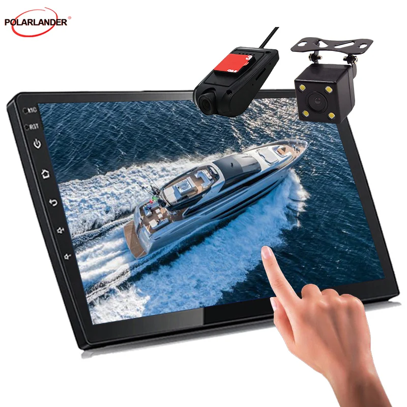 with camera and DVR 2 Din 9 ''Android 8,1 усилитель Bluetooth FM Черный Автомобильный Радио Android gps навигация четырехъядерный большой экран модернизированное Зеркало Ссылка - Цвет: with camera and DVR