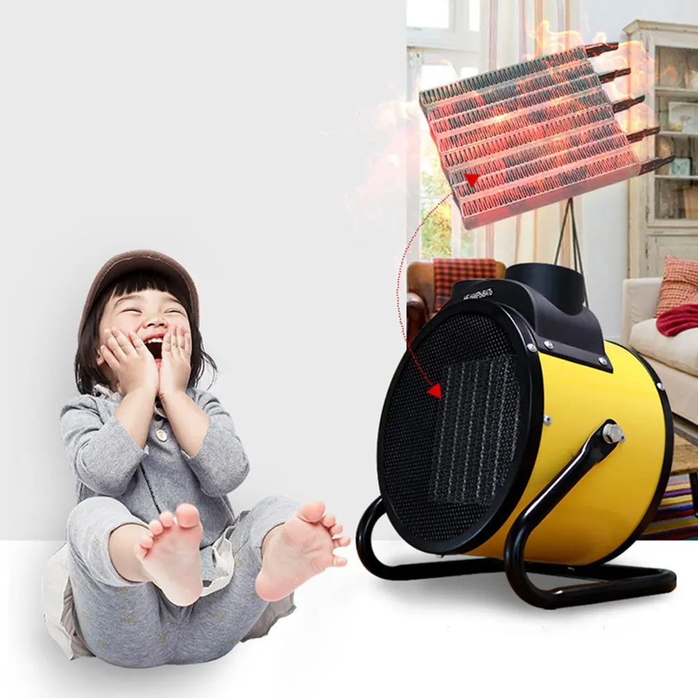 Mini Fan Heater Wall Mounted Electric Heater Stove Radiator Warmer Household Room Heating Fan Machine for Winter
