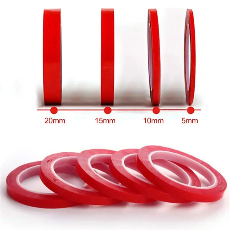 

5/10/15/20 mm x 3m Decoration Tools Auto Glue Sticker Car Double Side Tape Acrylic Foam Transparent Adhesive Car Stickers