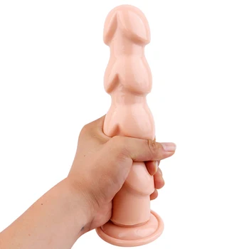 Huge Big Dildo Super Large Anal Beads Strong Suction Cup Soft Silicone Sex Toys for Women Female Masturbation Anus Expansion 3