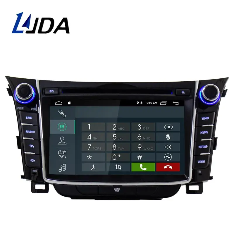 LJDA Android 10,0 автомобильный dvd-плеер для hyundai I30 Elantra GT 2012 2013 автомобильный Радио gps Навигация стерео Мультимедиа