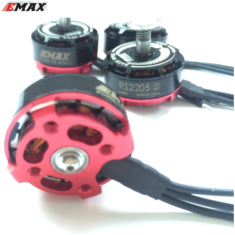 Компл./лот Emax RS2205S 2300KV 2600KV Бесколлекторный двигатель для FPV Racing Quad (обновленная