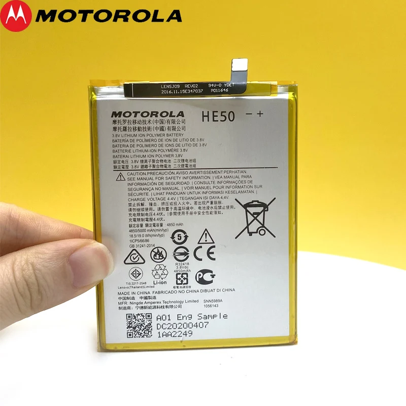 100% новый аккумулятор HE50 5000 мАч для Motorola Moto E4 Plus XT1773 XT1775 E5 мобильный телефон