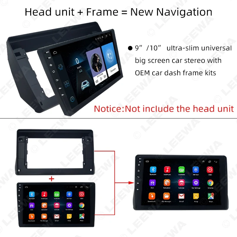 LEEWA-ڵ ׷ 10.1  ũ ٸ  , MG ZS 2Din DVD ÷̾    г  ŰƮ  CA6580