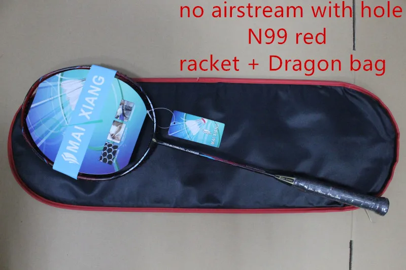 red Dragon bag N99 ракетки для бадминтона nano углеродистая Высококачественная ракетка для бадминтона - Цвет: red Dragon bag
