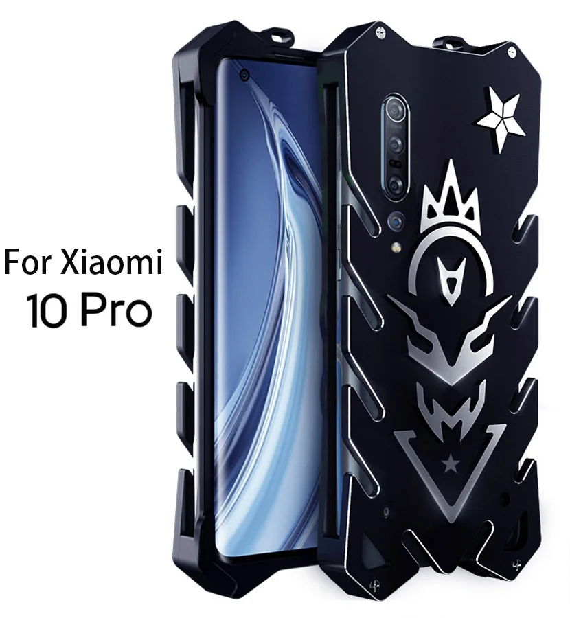 Xiaomi Mi 10 Pro Zimon 용 럭셔리 뉴 토르 헤비 듀티 아머 금속 알루미늄 전화 케이스 샤오미 Mi 10 