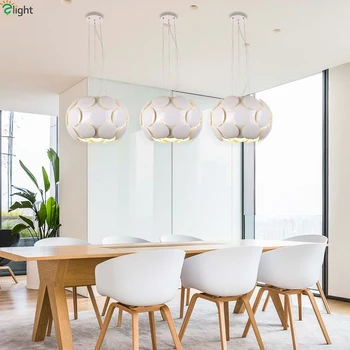 

Modern Pine Cones Led Pendant Chandelier Lights Round Metal Living Room Led Chandelier Lighting Bedroom Hanging Light Fixtures