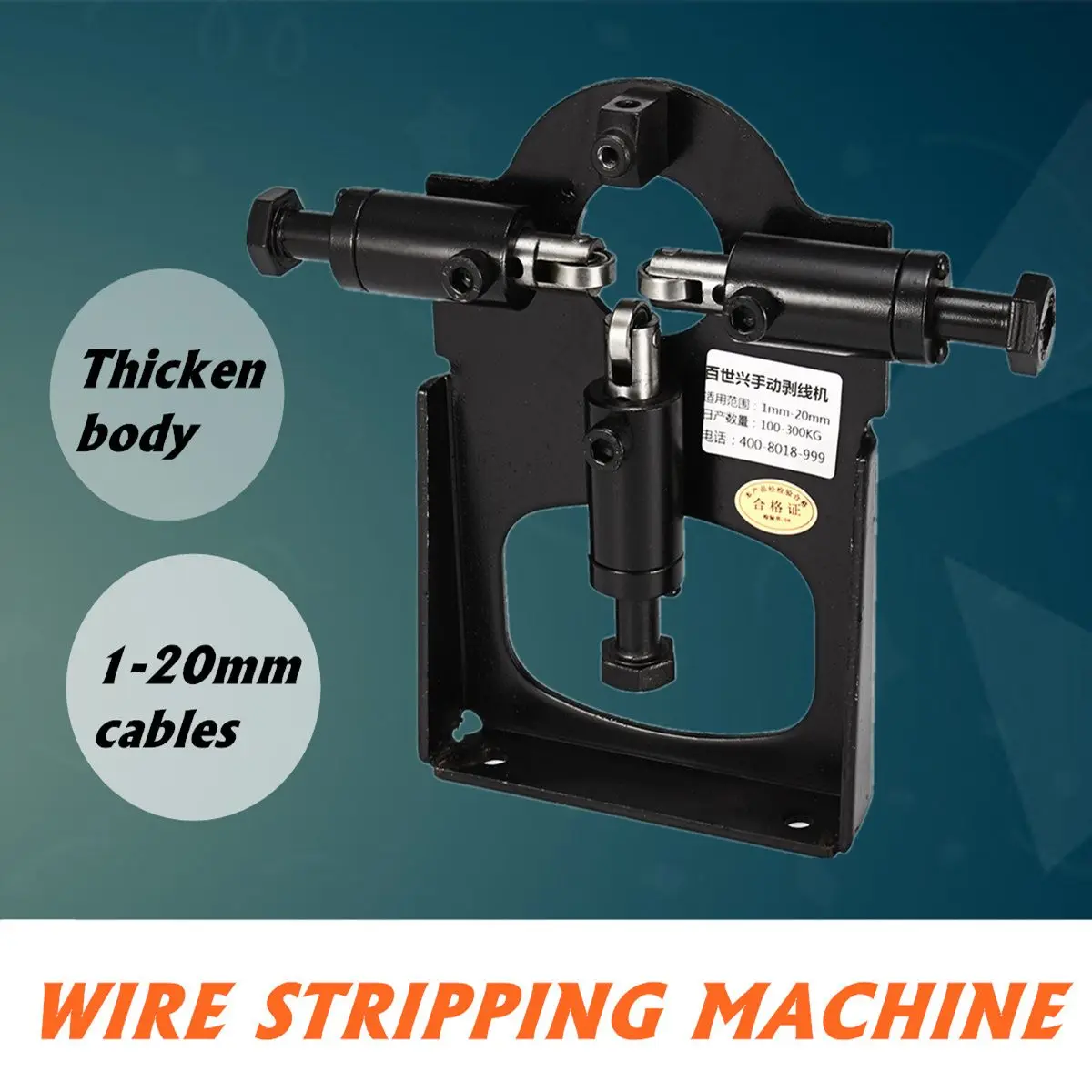 

Manual Copper Cable Wire Stripper Cutter Stripping MachineManu Peeling Recycle Tools Electrical Cables Wiring Harness Hand Tools