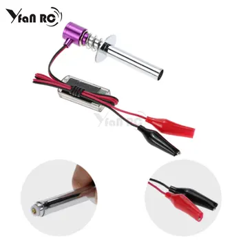 

1 pcs Electric candles Glow Plug Starter Igniter for RC 1/10 1/8 Nitro Car Monster Truck alligator clip HSP Himoto
