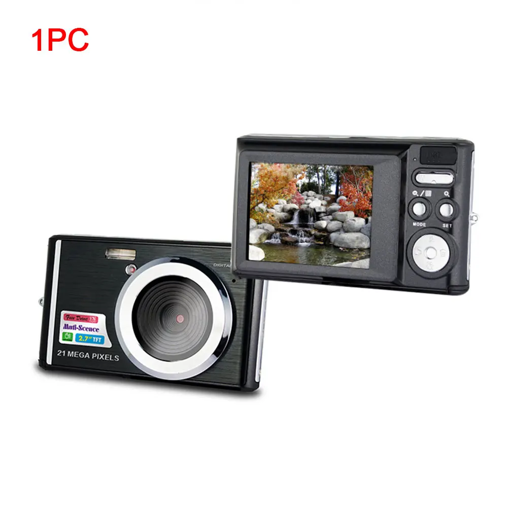 

C4 Digital Camera Anti Shake Mini Portable Face Detection HD Travel Birthday COMS Sensor Gift Zoom Clear Ultra Thin LCD Display