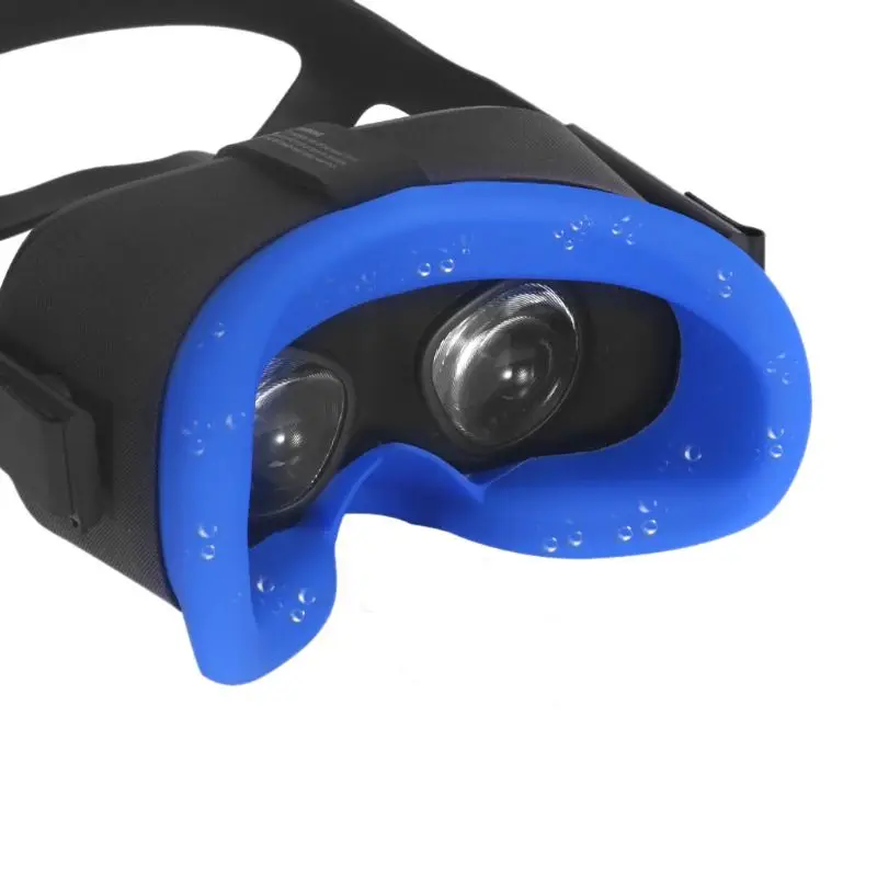 Мягкий силиконовый чехол-маска для глаз против пота для Oculus Quest VR Glasses