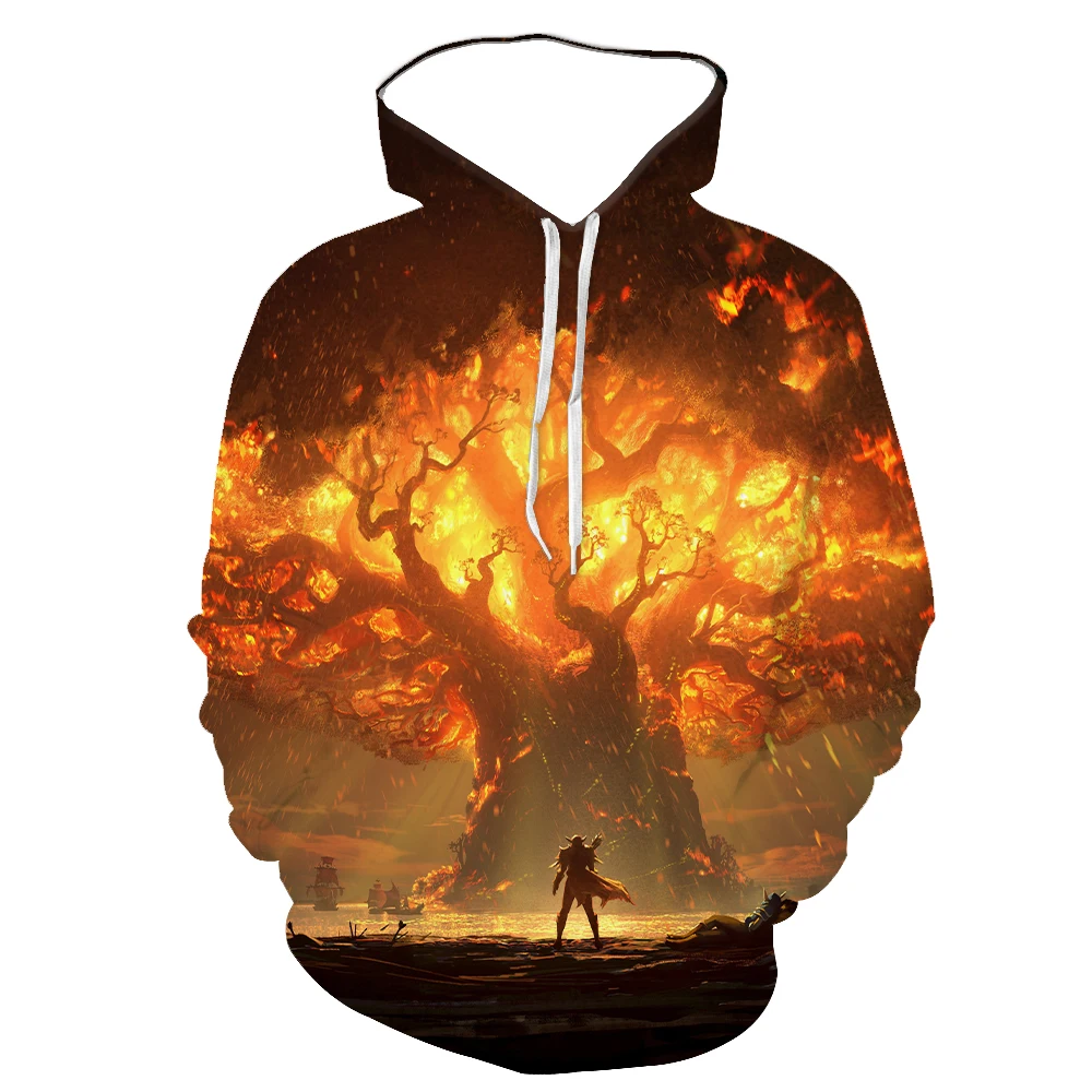 

2020 The New Fashion Fire For Men's Hoodie Men Clothing Hoodie With Long Sleeve The Streets Of Leisure Autumn 3D Printed Hoodie